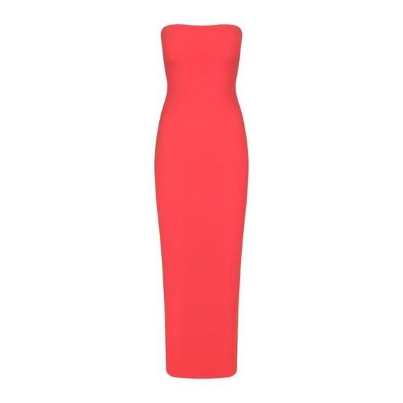 SKIMS Dresses & Skirts - Skims Fits Everybody Tube Dress in Poppy